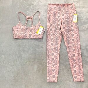 Eleven By Venus Williams Mystic Snake Bra & Leggings Size S New